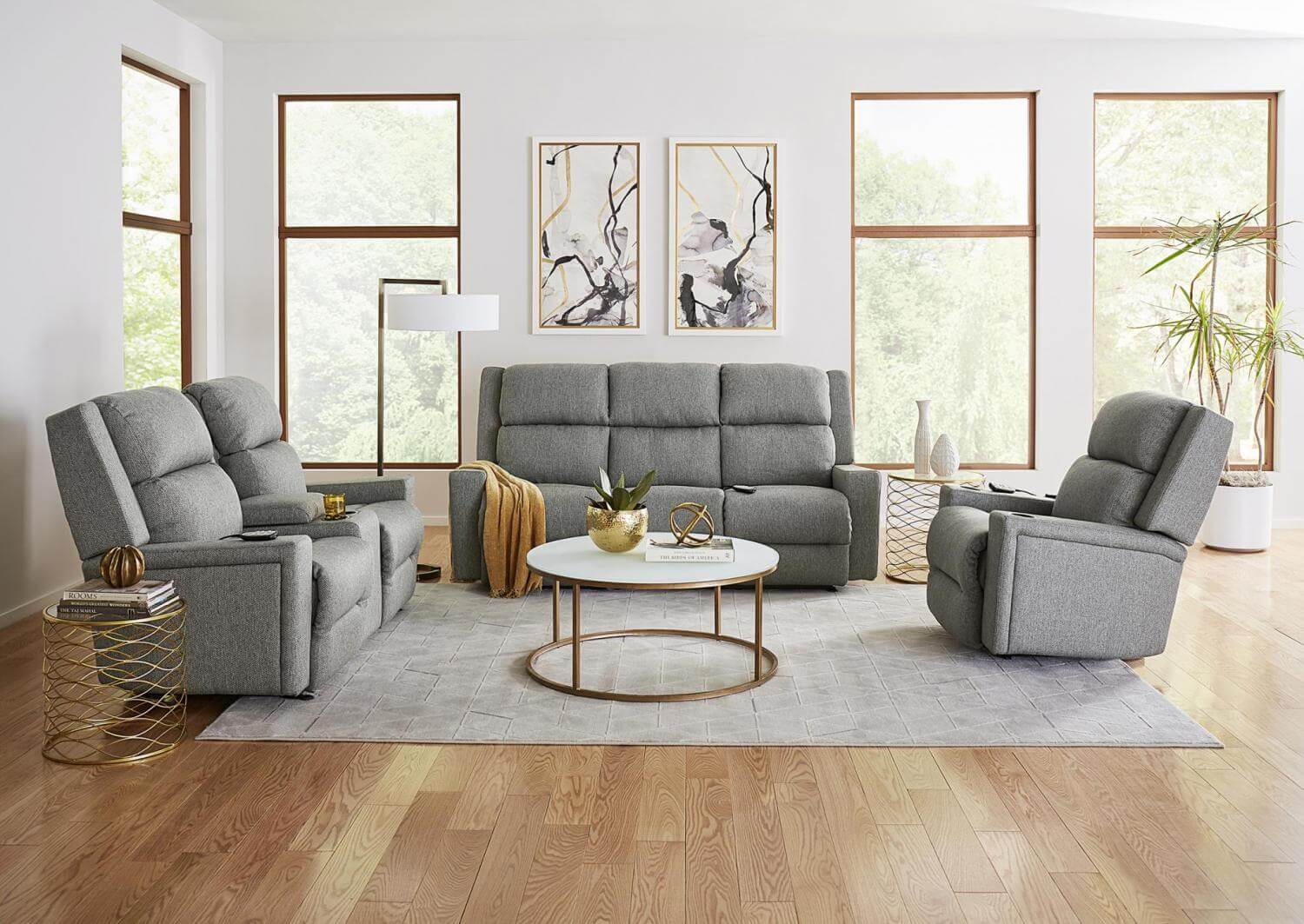 Grey living room furniture at Home Accents II