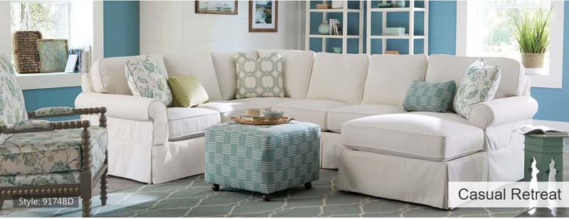 Craftmaster casual living room furniture at Home Accents II