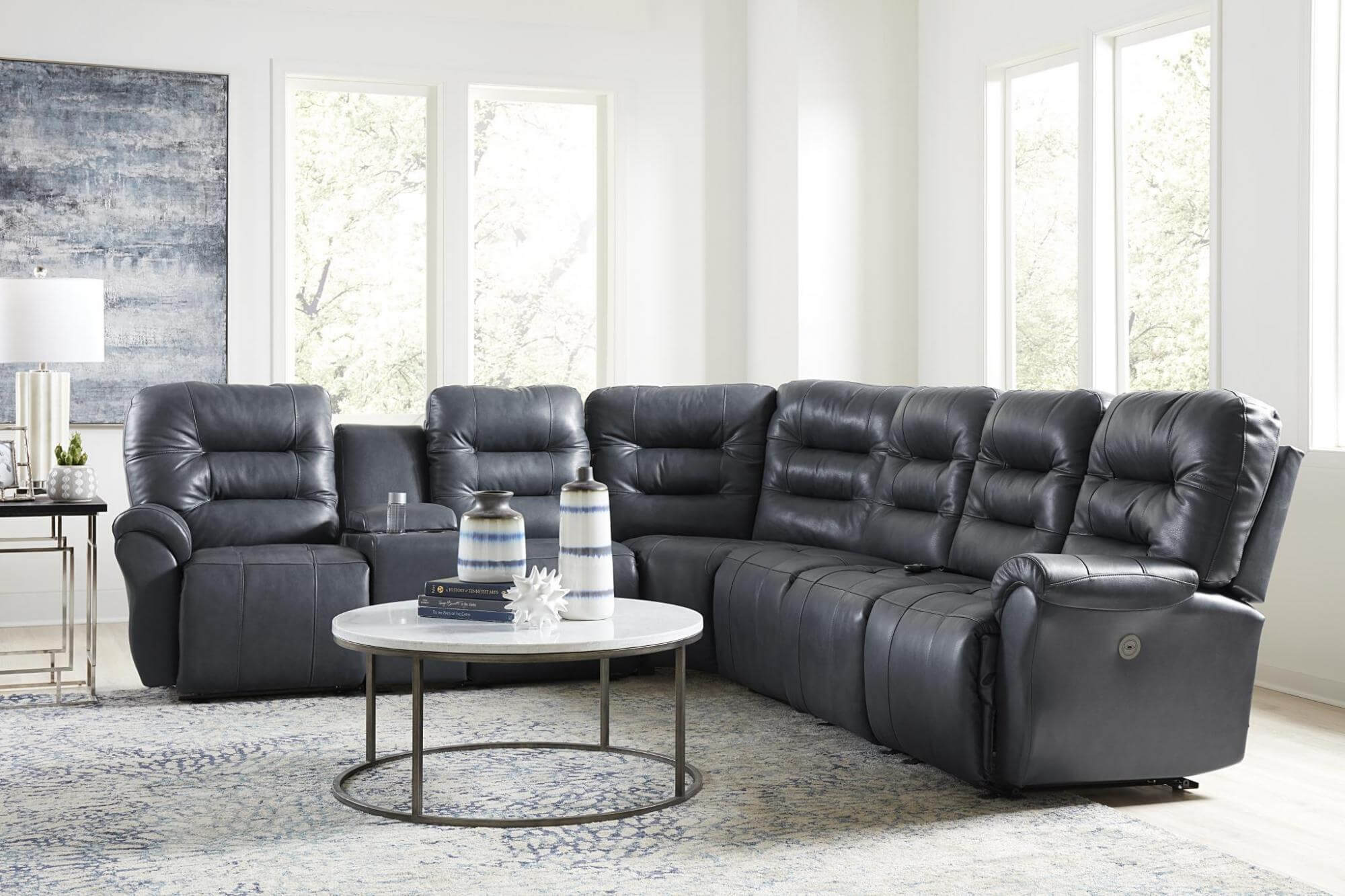 Steel living room furniture at Home Accents II