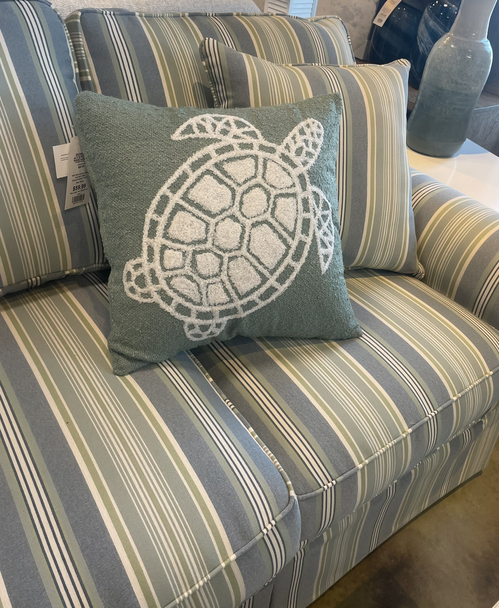 Turtle Accent Pillow