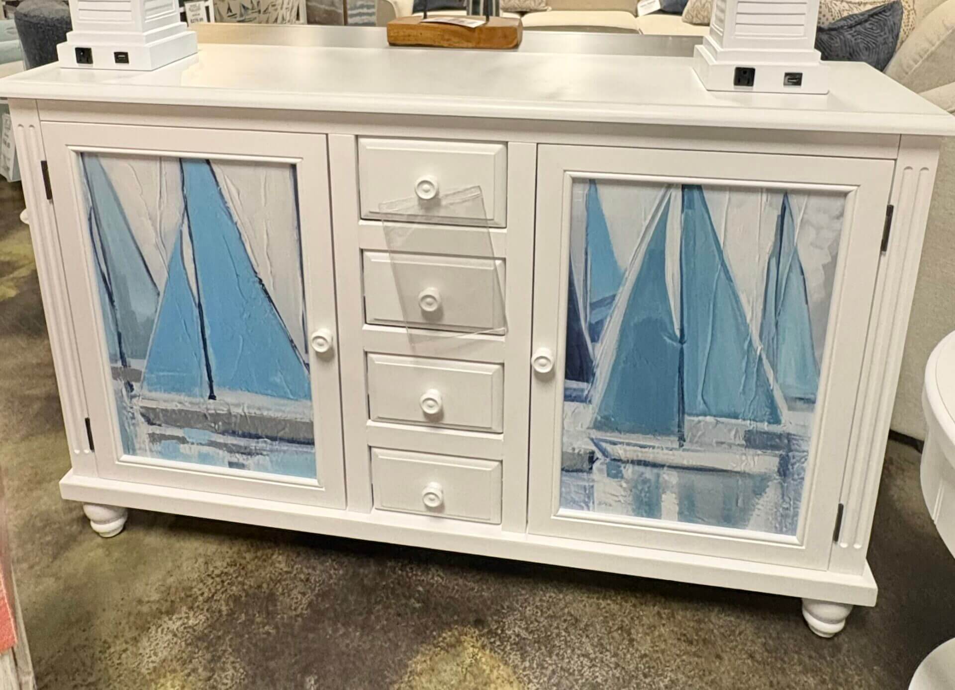 Cabinet with Panel Inserts