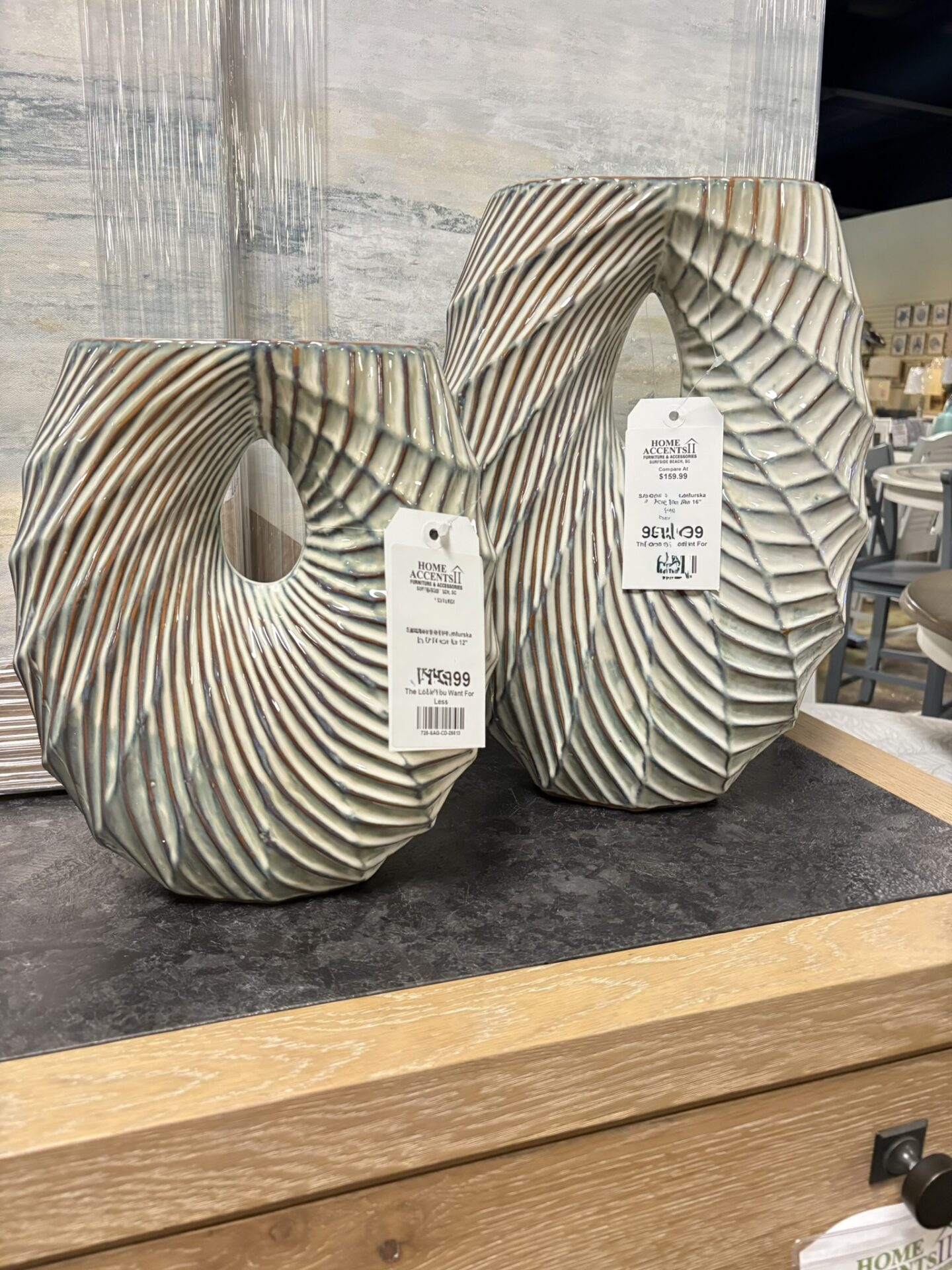 Beige Vases