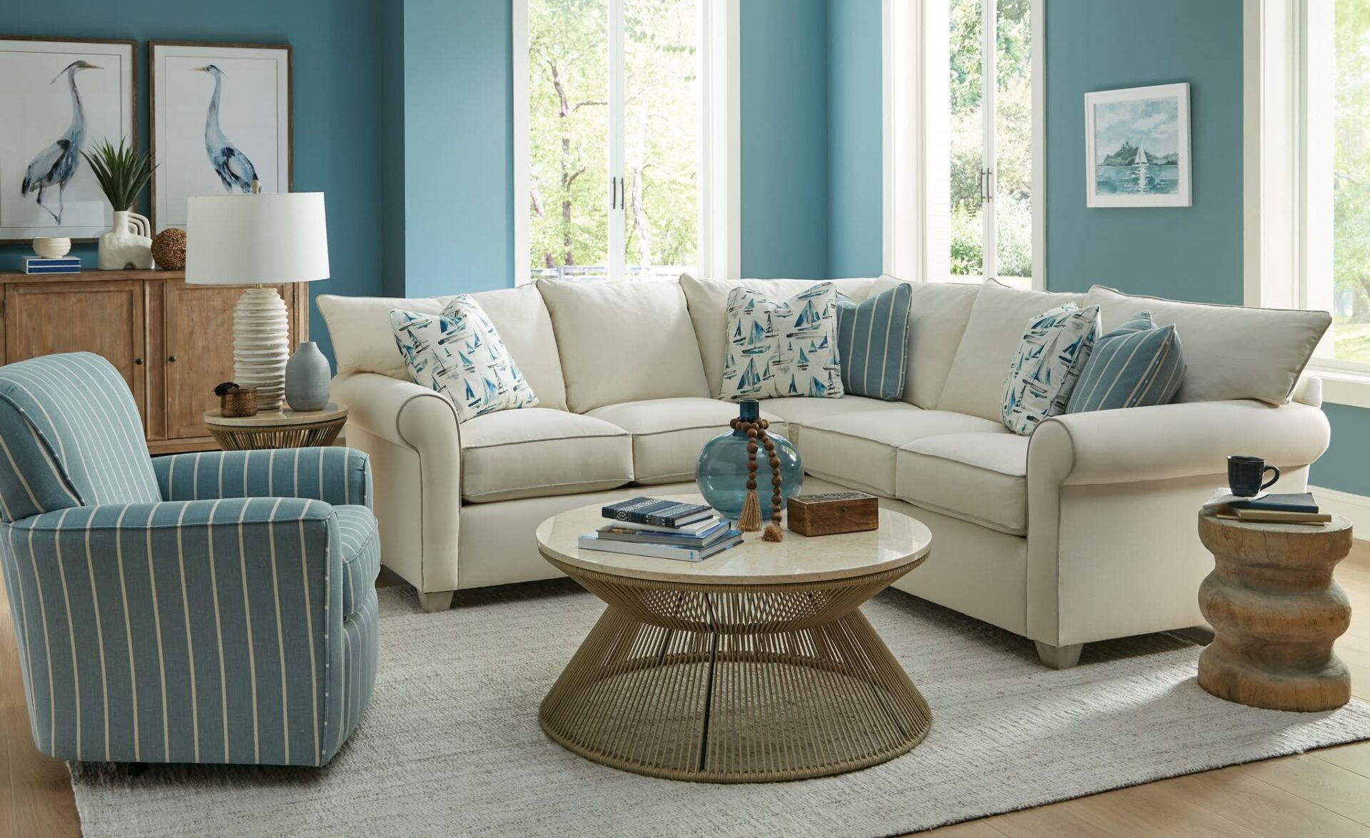 CM Sailboat Fabric sectional