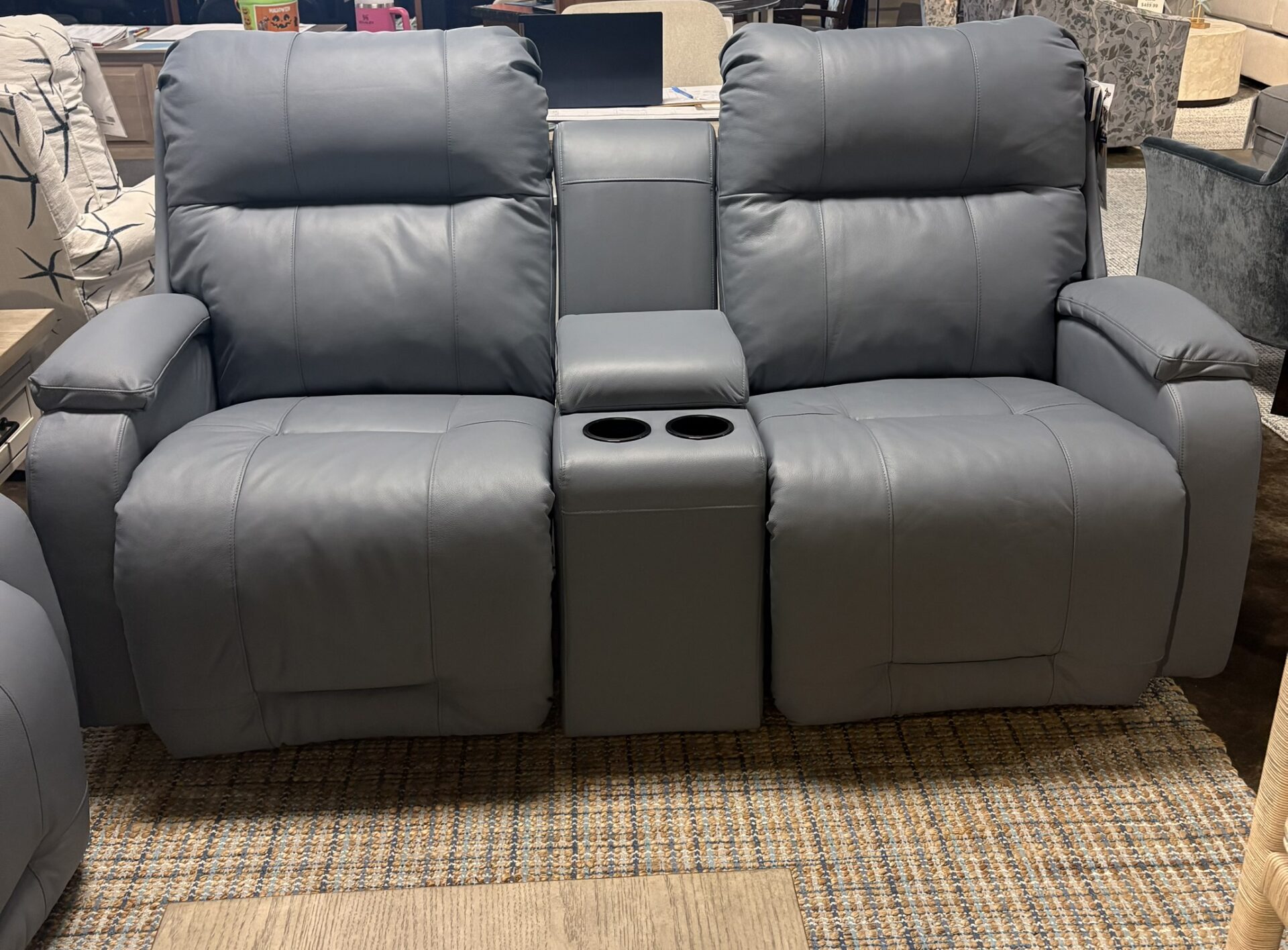 Leather Loveseat