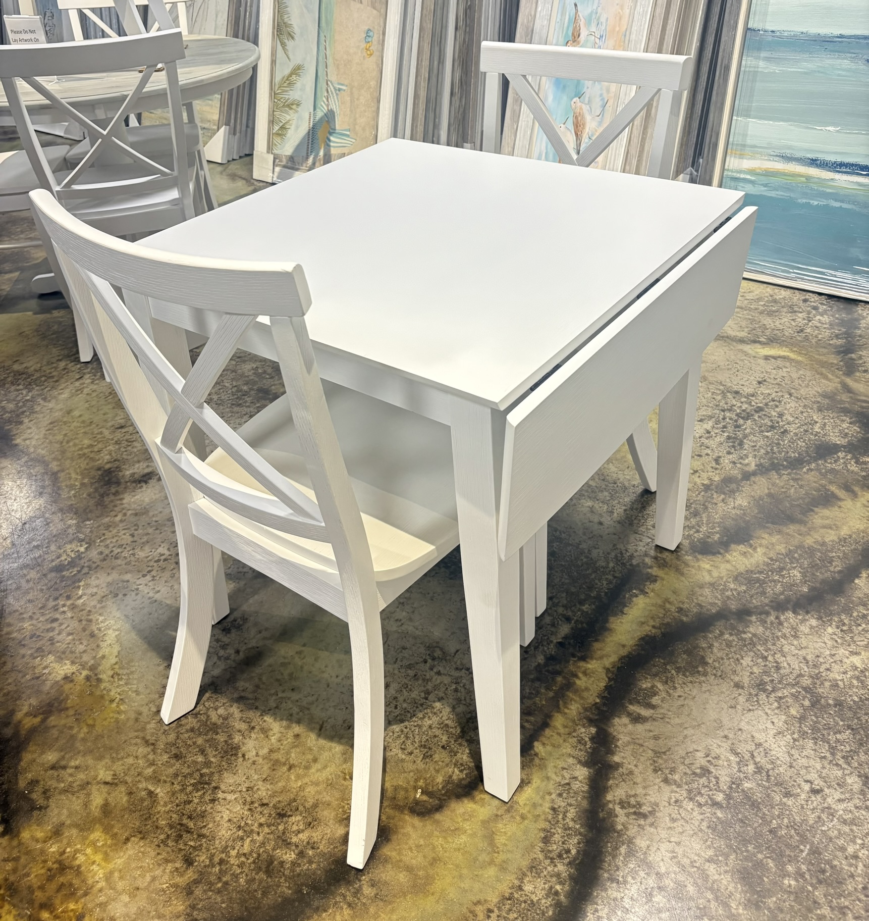 White Dining Set
