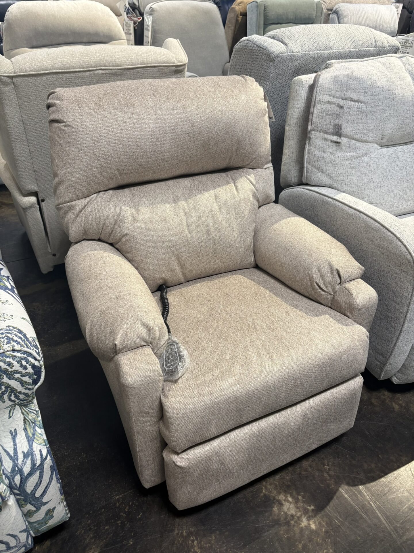 Beige Recliner