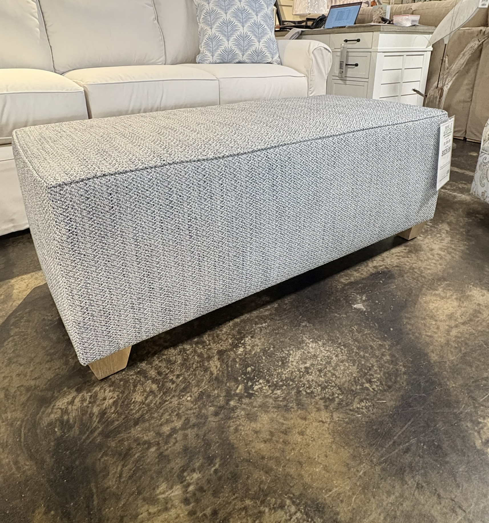 Grey Ottoman