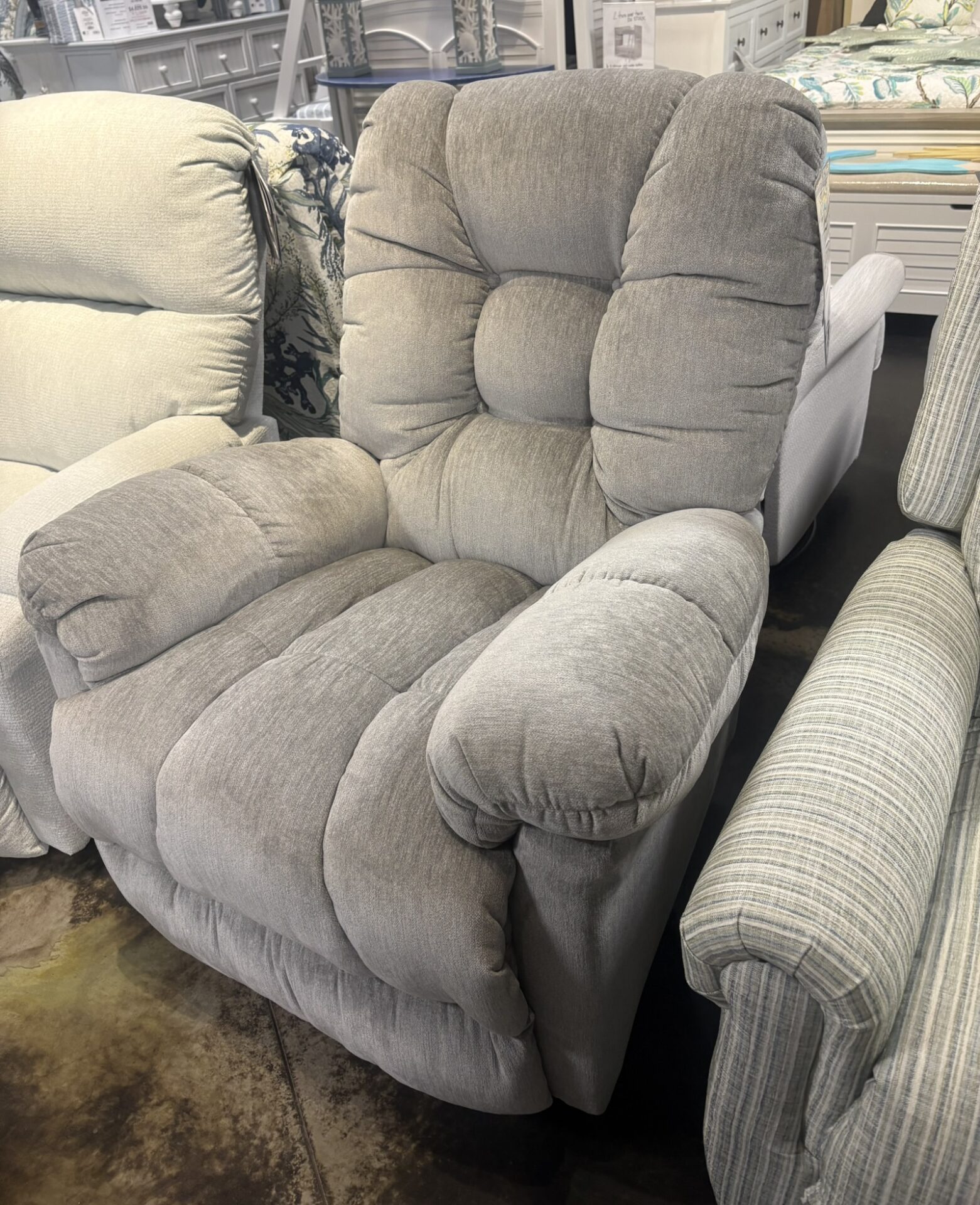 Grey Recliner