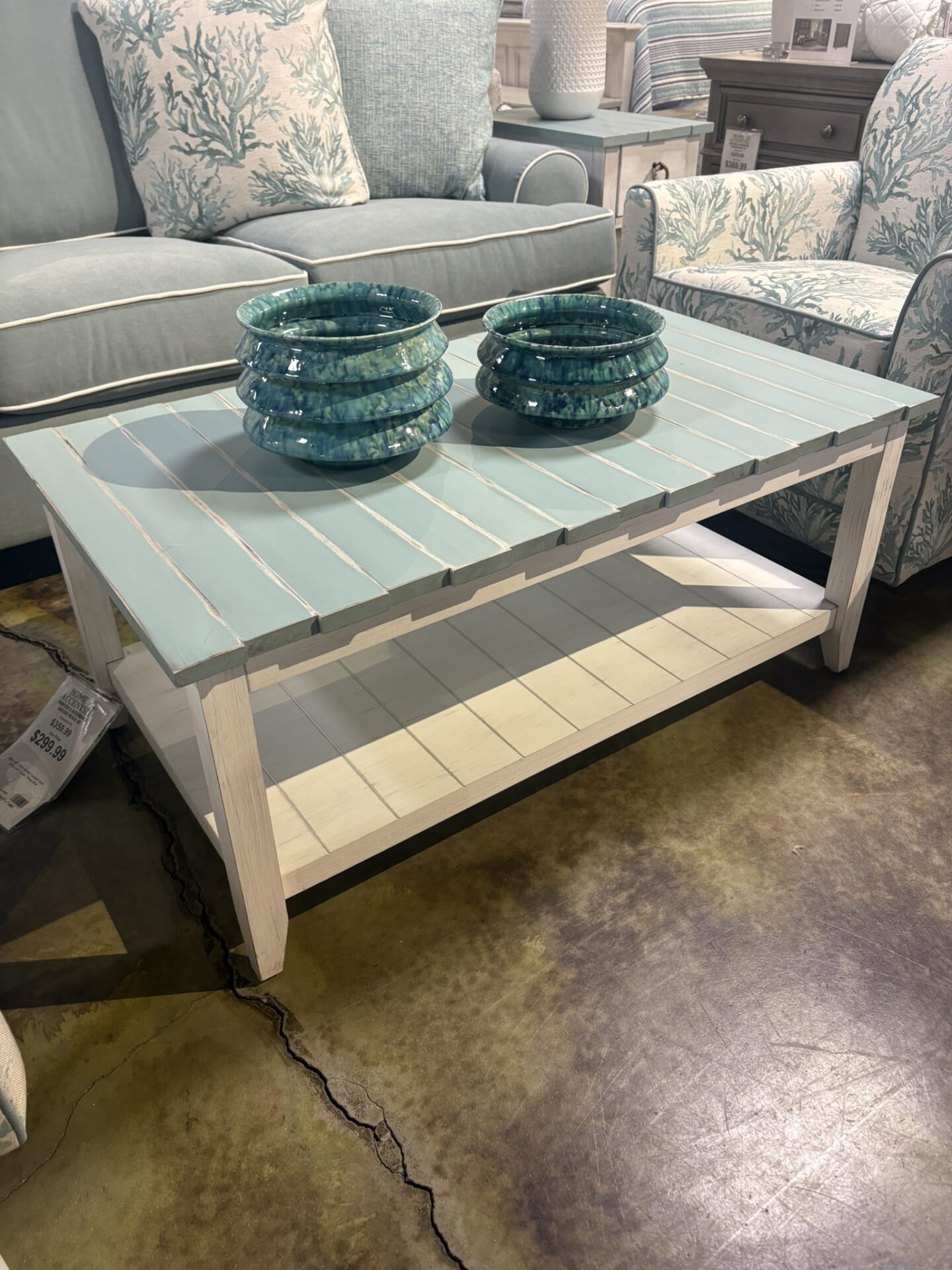 Blue/White Table