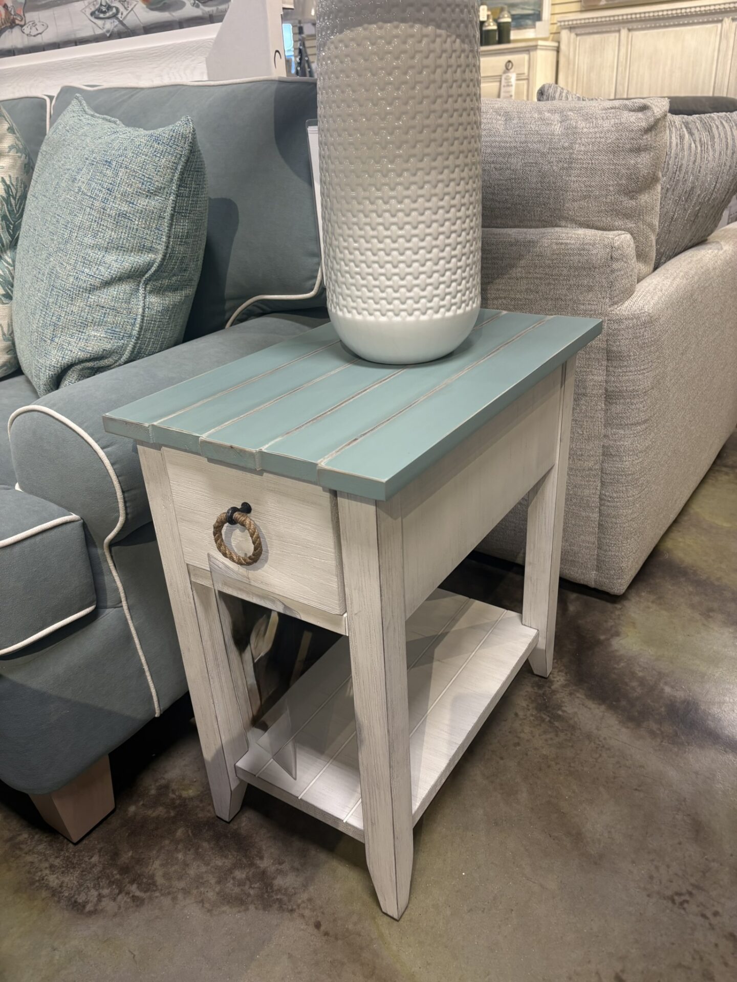 Blue and White Table