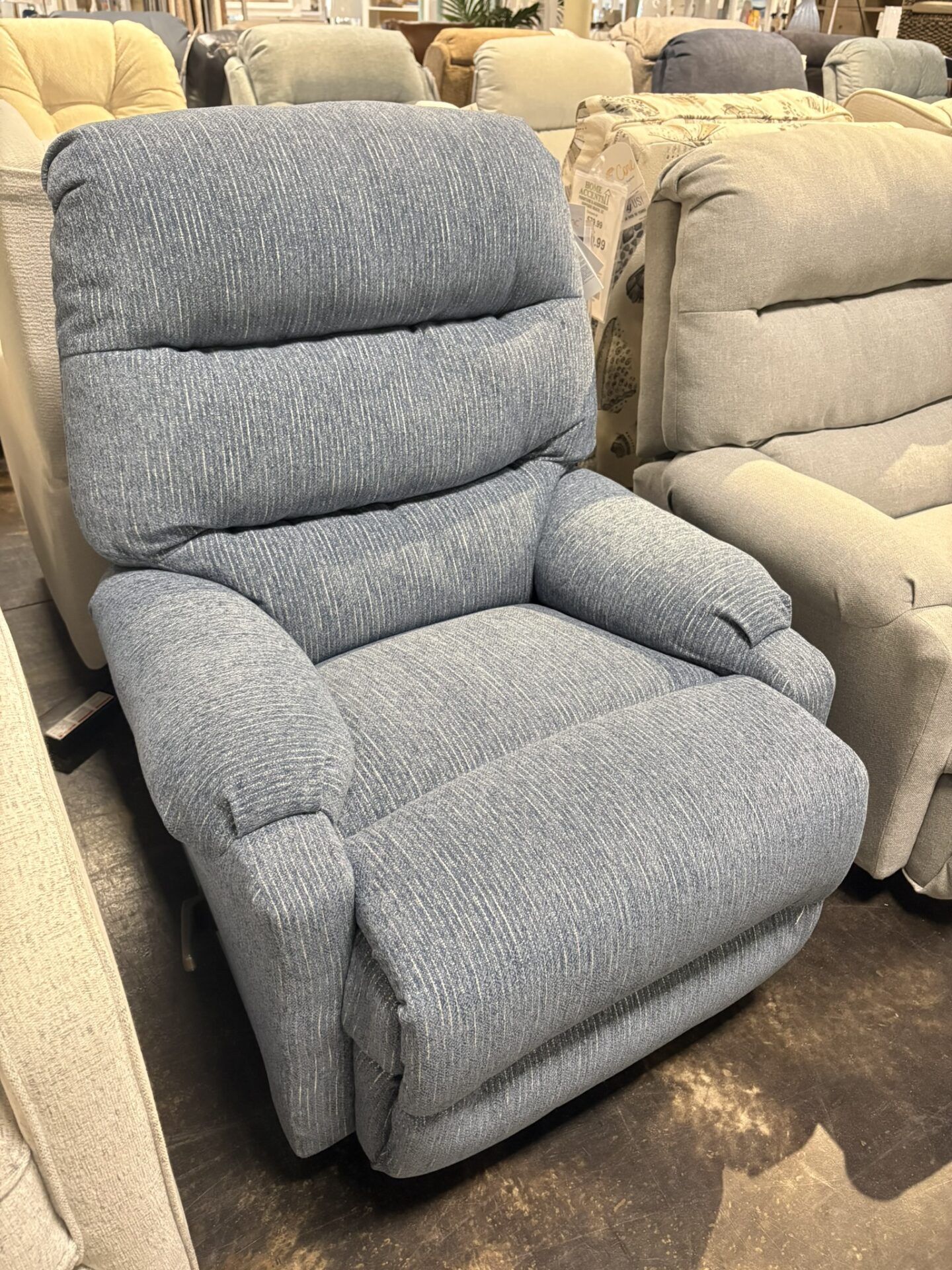 Blue Recliner