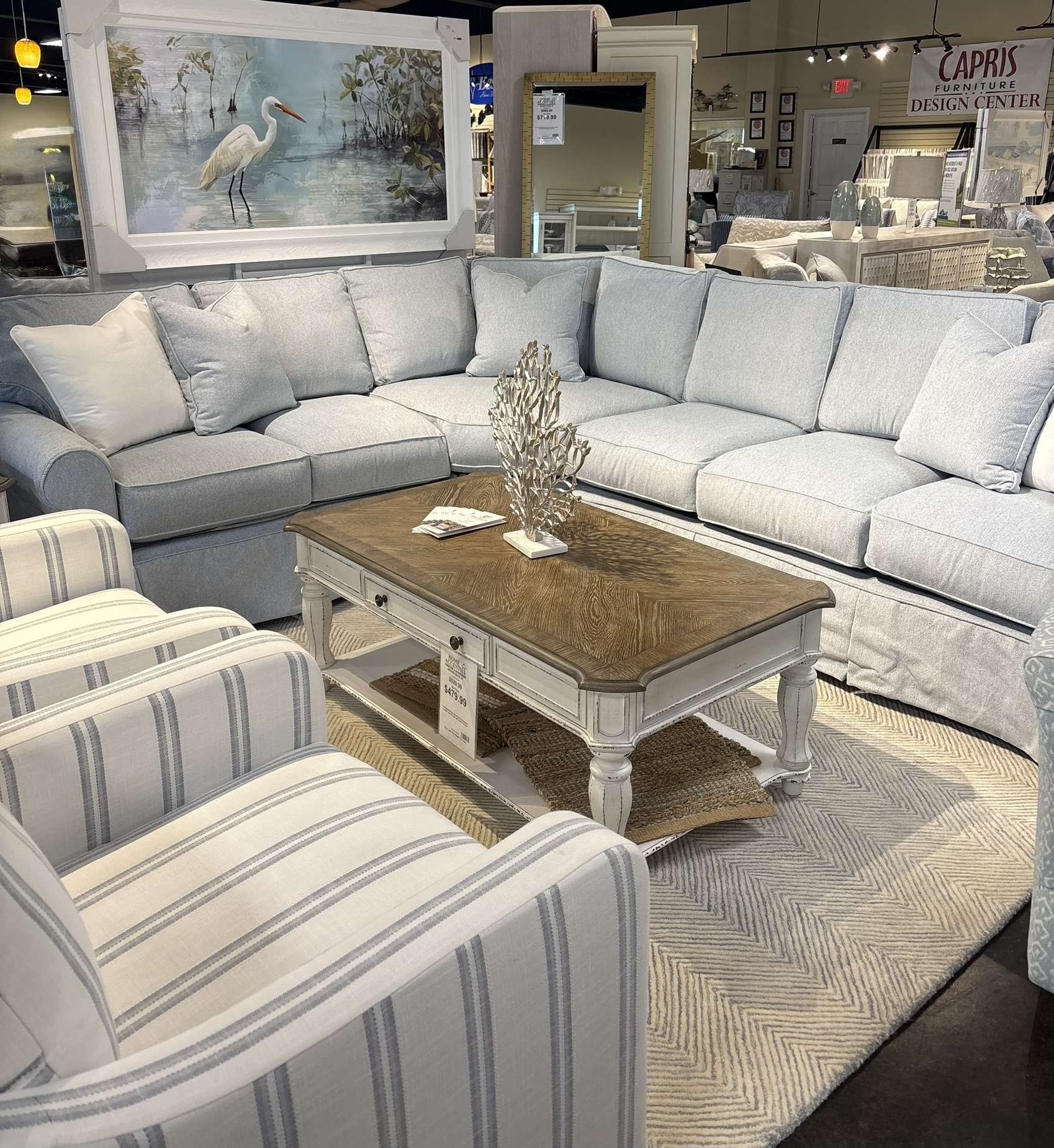 Blue Sectional