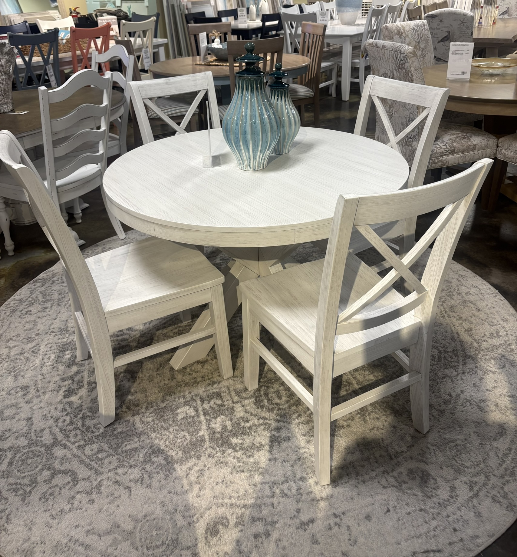 White Dining Set