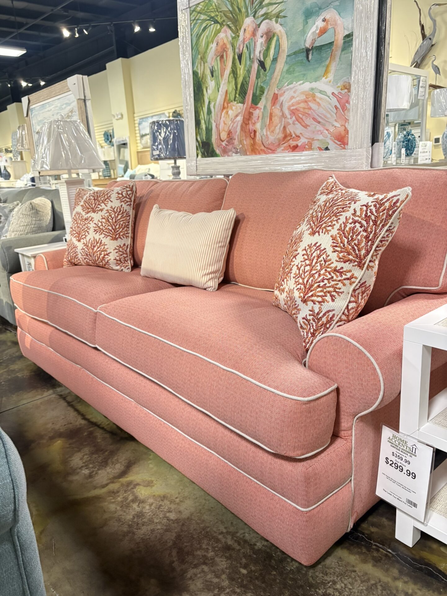 Coral Loveseat
