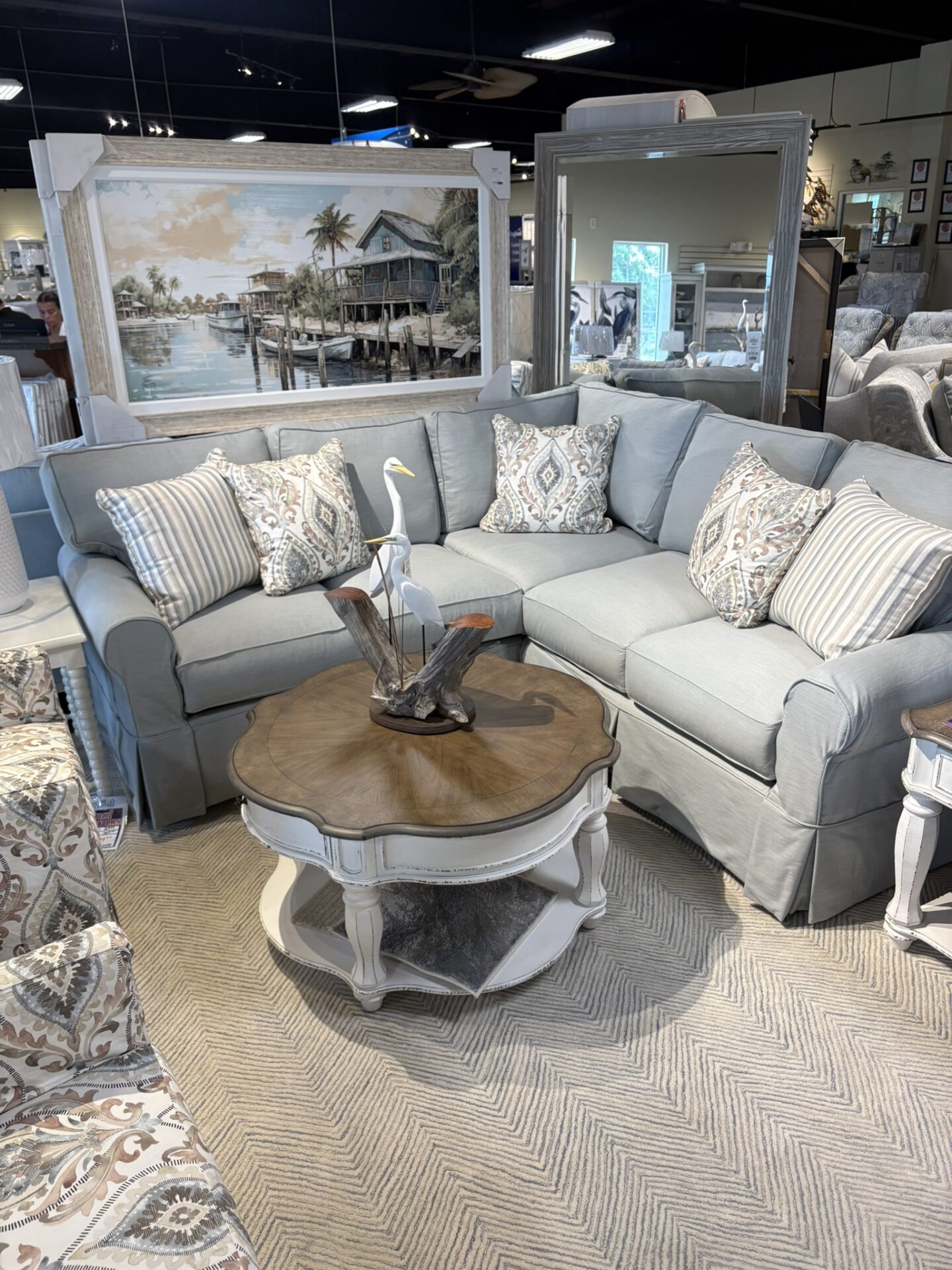 Blue Sectional