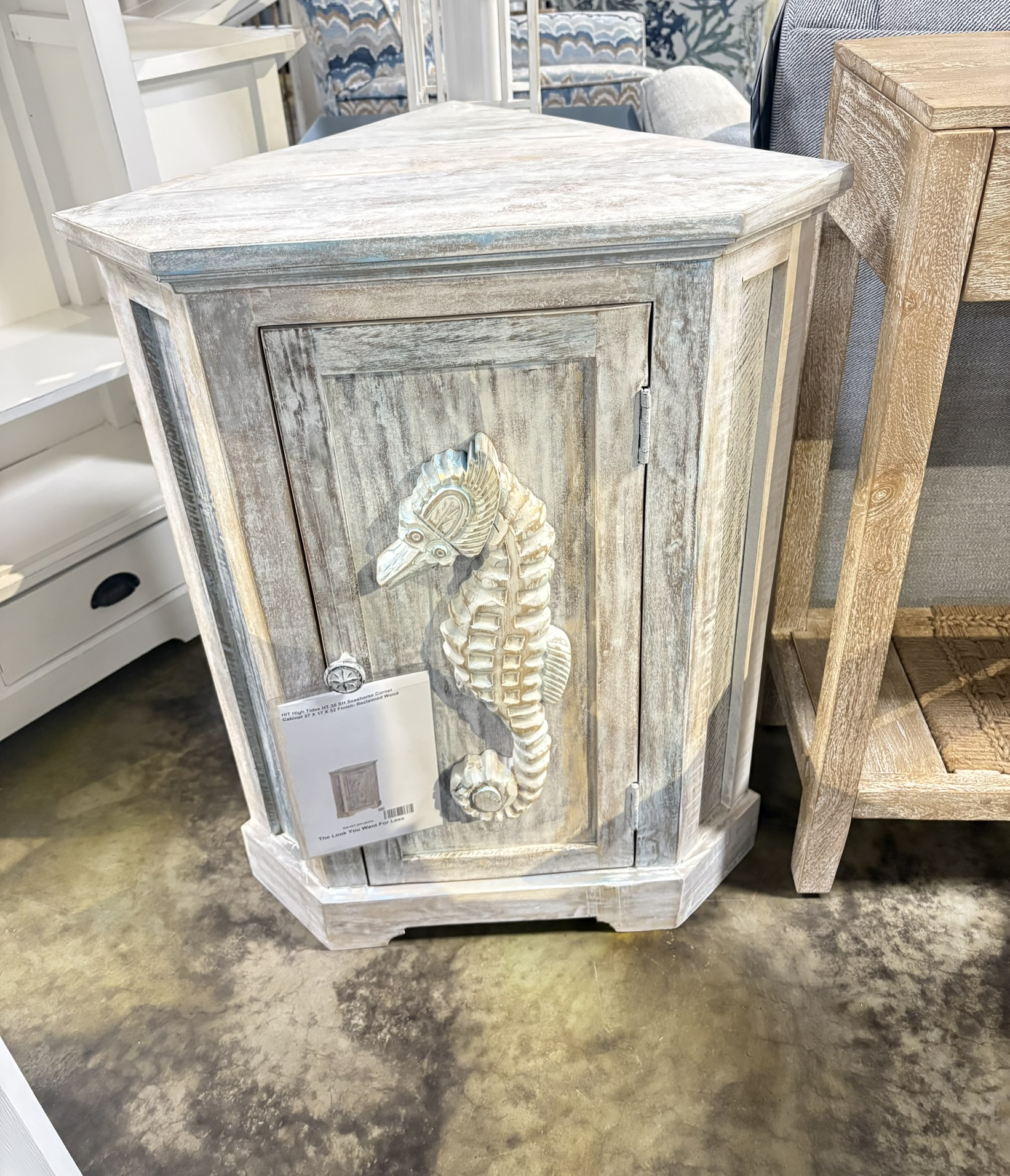Seahorse Corner Cabinet