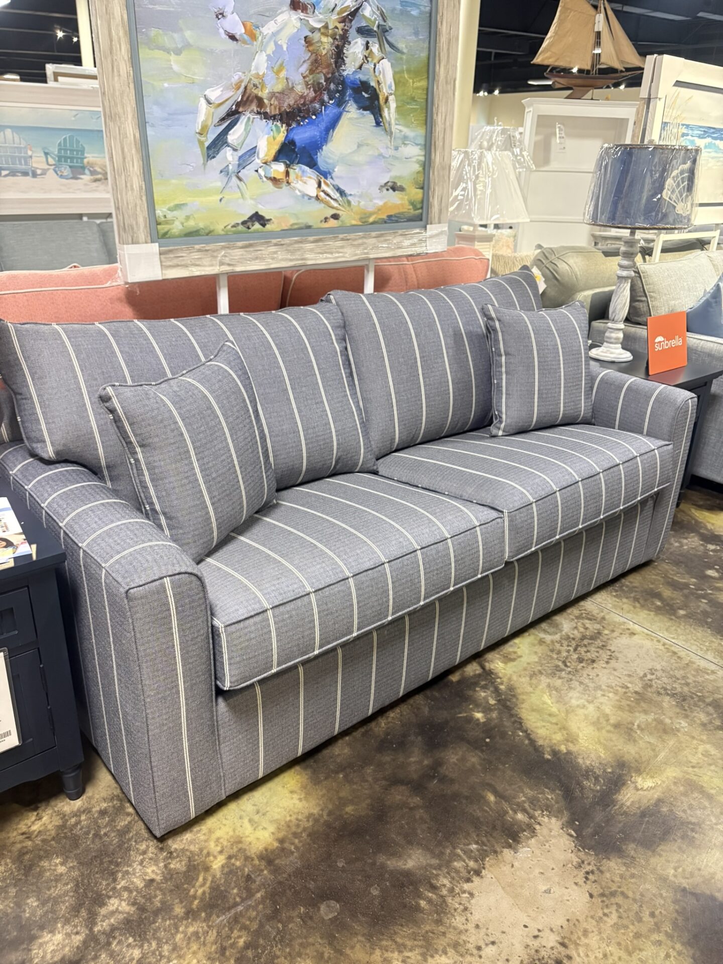 Navy Sofa