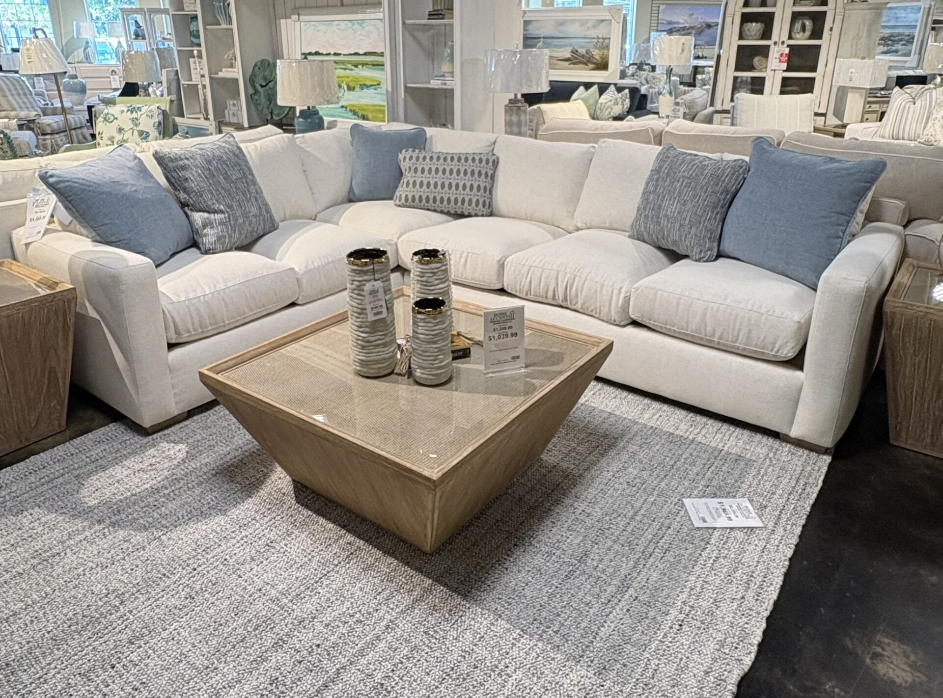 Beige Sectional