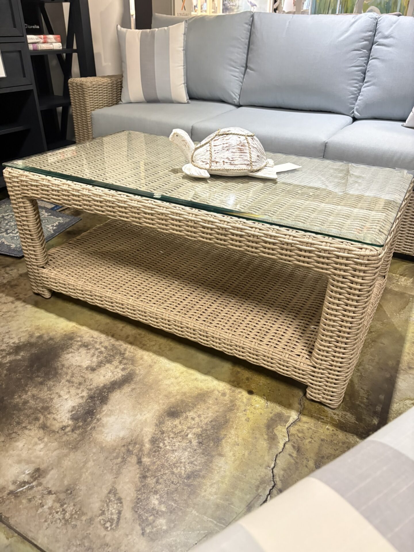 Glass Top Coffee Table